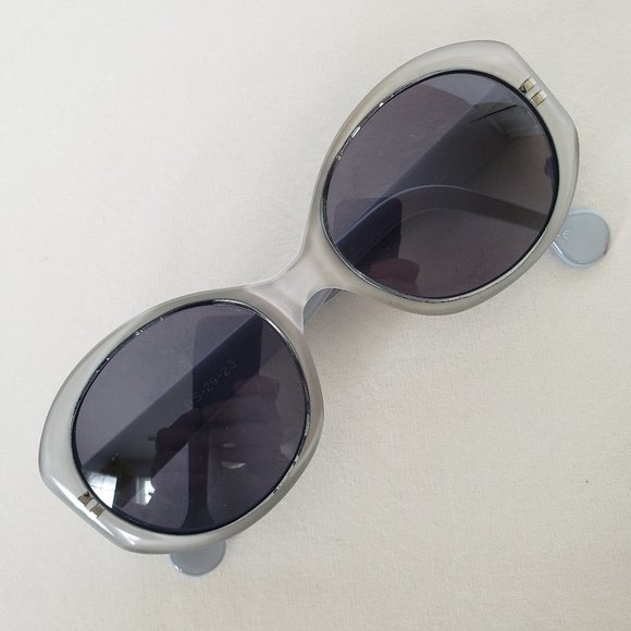 Authentic Vintage 1980s-1990s BALENCIAGA Sunglasses-Handmade In France-Gray - Picture 1 of 10